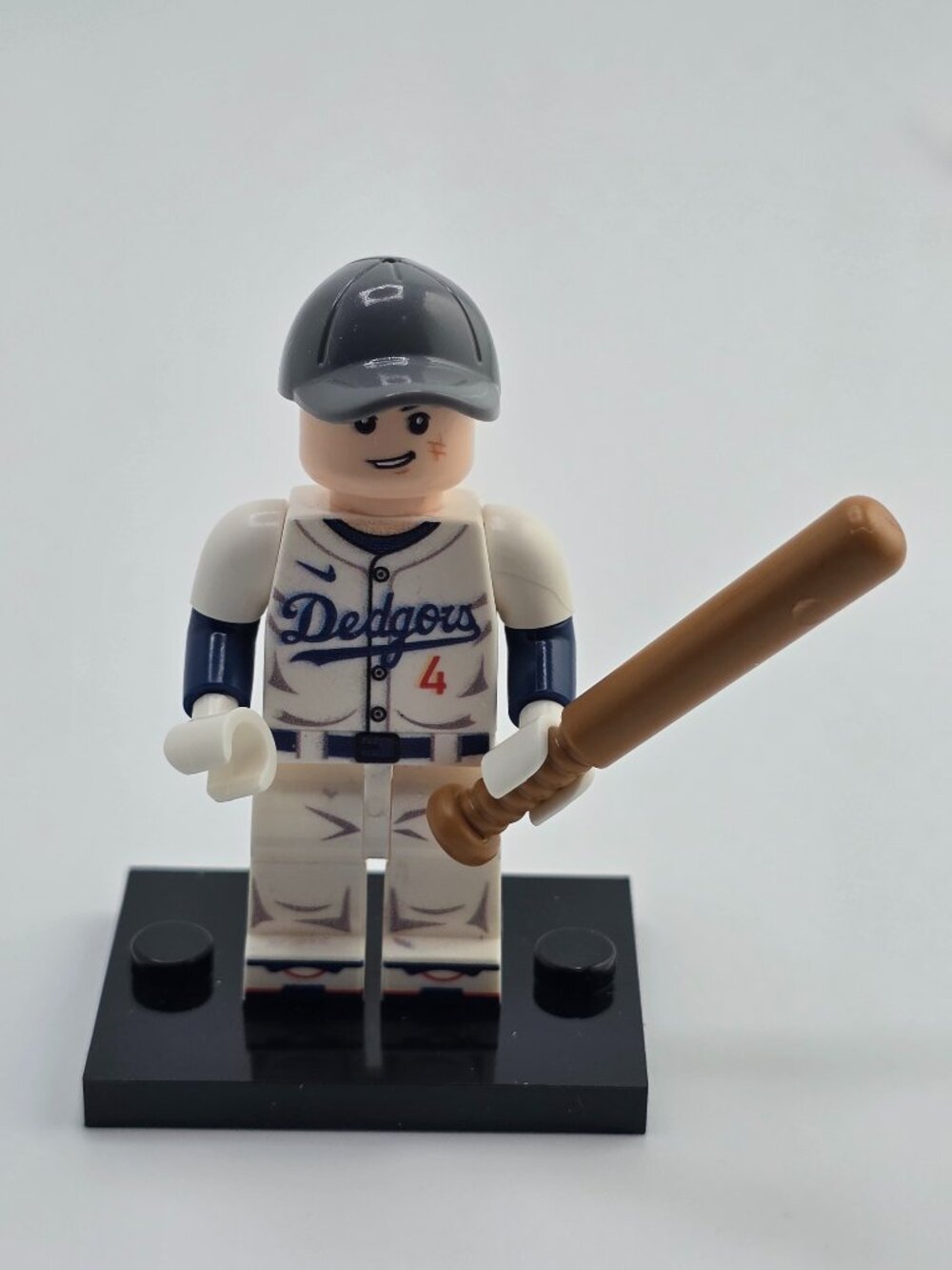 NEW! BASEBALL Minifigure Lego Compatible Baseball Player #4